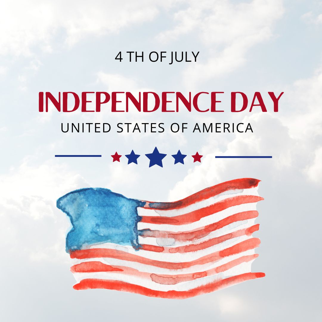 Happy 4th of July! Wishing you a joyful and prosperous holiday! - United States Independence Day Messages wishes, messages, and status